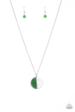 Load image into Gallery viewer, Elegantly Eclipsed - Green Jade Stone Necklace - Sabrina&#39;s Bling Collection