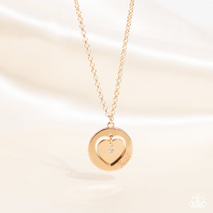 Heart Full of Faith - Gold "Faith" Necklace - Sabrinas Bling Collection