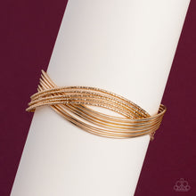 Load image into Gallery viewer, Industrialized Shimmer - Gold Bracelet - Sabrinas Bling Collection