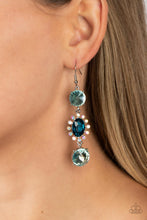 Load image into Gallery viewer, Magical Melodrama - Blue Iridescent Rhinestone Earrings - Sabrina&#39;s Bling Collection