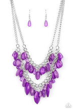 Load image into Gallery viewer, Midsummer Mixer - Purple Necklace - Sabrina&#39;s Bling Collection