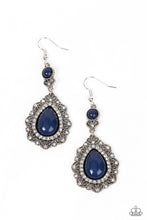 Load image into Gallery viewer, Palace Bribe - Blue Teardrop Earrings - Sabrina&#39;s Bling Collection