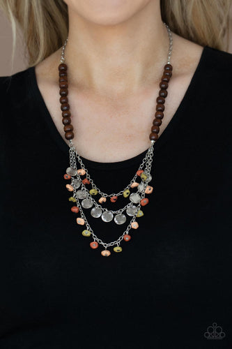 Plains Paradise - Multi Pebble Necklace - Sabrina's Bling Collection