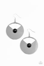 Load image into Gallery viewer, Record-Breaking Brilliance - Black Earrings - Sabrina&#39;s Bling Collection