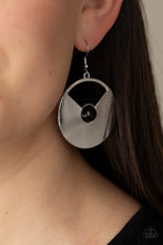 Load image into Gallery viewer, Record-Breaking Brilliance - Black Earrings - Sabrina&#39;s Bling Collection