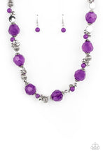 Load image into Gallery viewer, Vidi Vici VACATION - Purple Necklace - Sabrina&#39;s Bling Collection