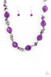 Vidi Vici VACATION - Purple Necklace - Sabrina's Bling Collection