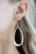 Load image into Gallery viewer, ARTISAN Gallery - Rose Gold Teardrop Earrings - Sabrina&#39;s Bling Collection