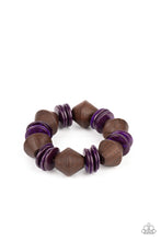 Load image into Gallery viewer, Bermuda Boardwalk - Purple Bracelet - Sabrina&#39;s Bling Collection