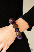 Load image into Gallery viewer, Bermuda Boardwalk - Purple Bracelet - Sabrina&#39;s Bling Collection