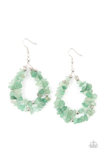 Canyon Rock Art - Green Stone Earrings - Sabrina's Bling Collection