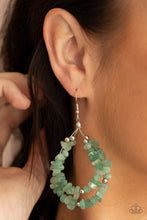 Load image into Gallery viewer, Canyon Rock Art - Green Stone Earrings - Sabrina&#39;s Bling Collection