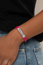 Load image into Gallery viewer, Love Life - Pink Inspirational Bracelet - Sabrina&#39;s Bling Collection