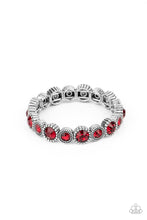 Load image into Gallery viewer, Phenomenally Perennial - Red Rhinestone Bracelet - Sabrina&#39;s Bling Collection