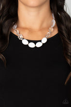 Load image into Gallery viewer, Private Paradise - White &amp; Gold Necklace - Sabrina&#39;s Bling Collection