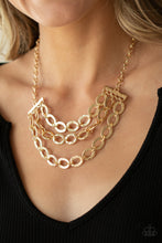 Load image into Gallery viewer, Repeat After Me - Gold Necklace - Sabrina&#39;s Bling Collection