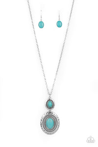 Southern Opera - Blue Turquoise Necklace - Sabrina's Bling Collection