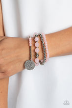 Load image into Gallery viewer, Surfer Style - Pink &quot;faith&quot; Bracelet - Sabrinas Bling Collection