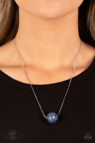 Come Out Of Your BOMBSHELL - Multi Blue Necklace - Paparazzi