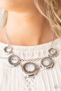 Solar Cycle - Silver Necklace - Sabrina's Bling Collection