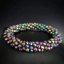 Load image into Gallery viewer, SPARKLE - MULTI

OIL SPILL

BRACELET -

BLACK DIAMOND

EXCLUSIVE

BRING BACK